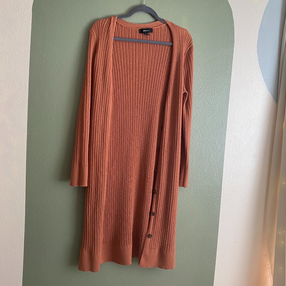 Orange Long Sweater Forever 21